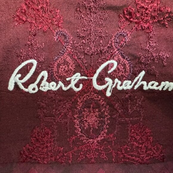 Robert Graham Beet Red Long Sleeve Shirt - Picture 3 of 4
